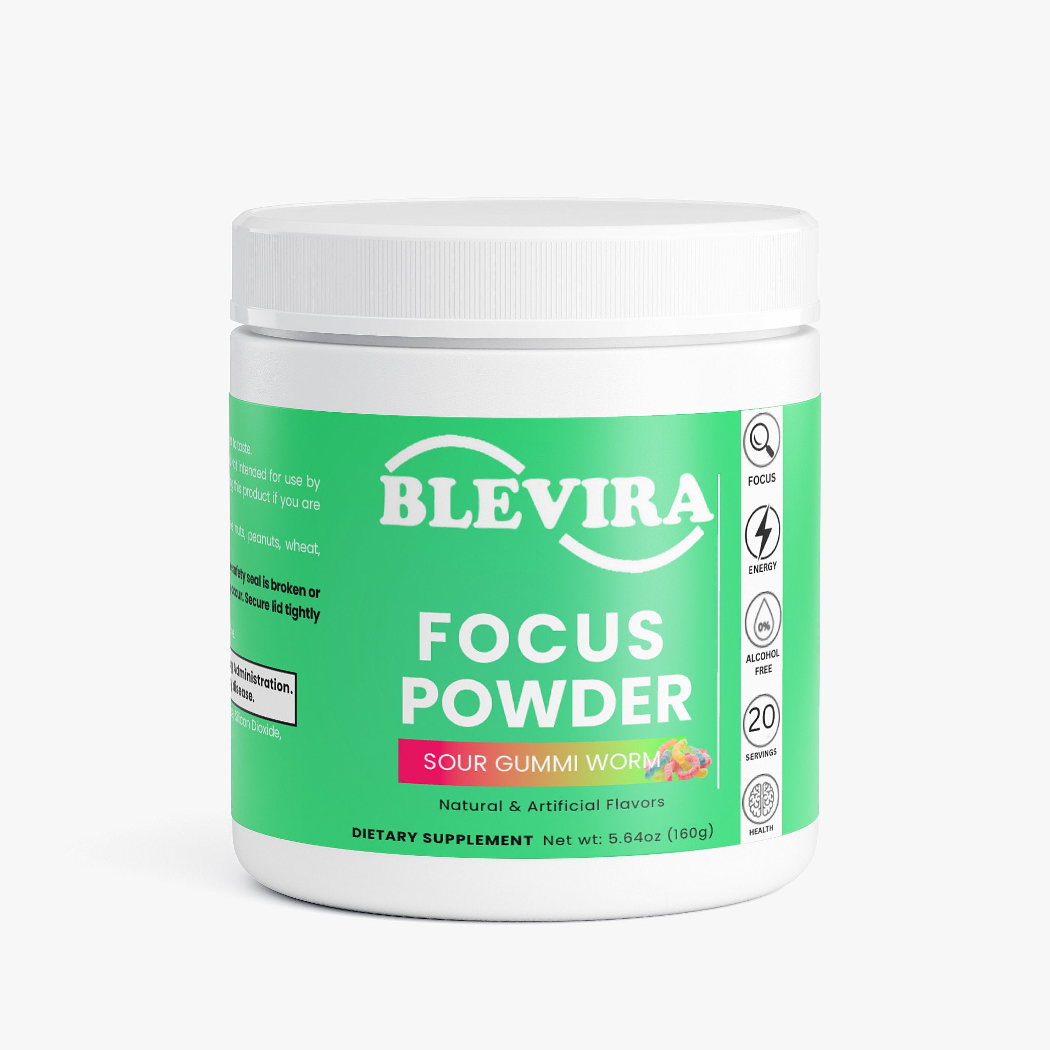 Focus Powder (Sour Gummi Worm)