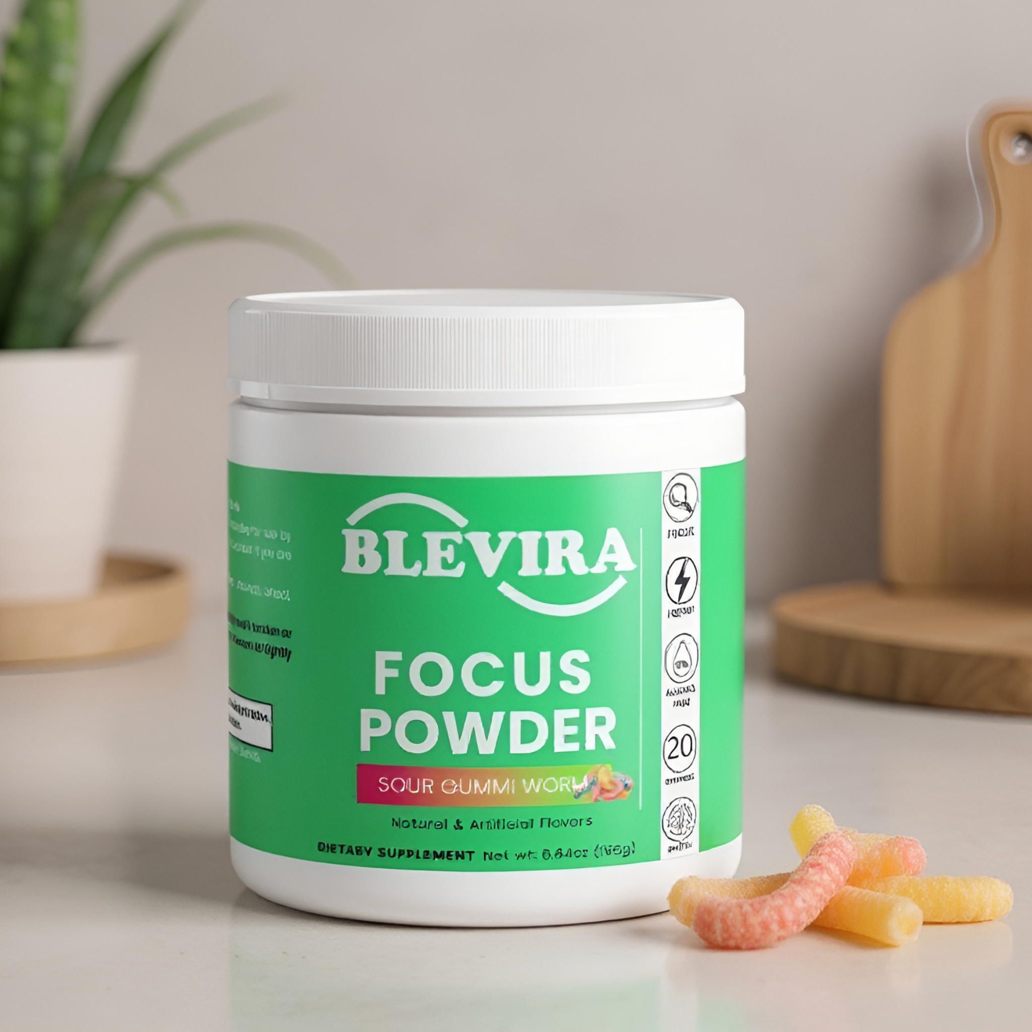 Focus Powder (Sour Gummi Worm)