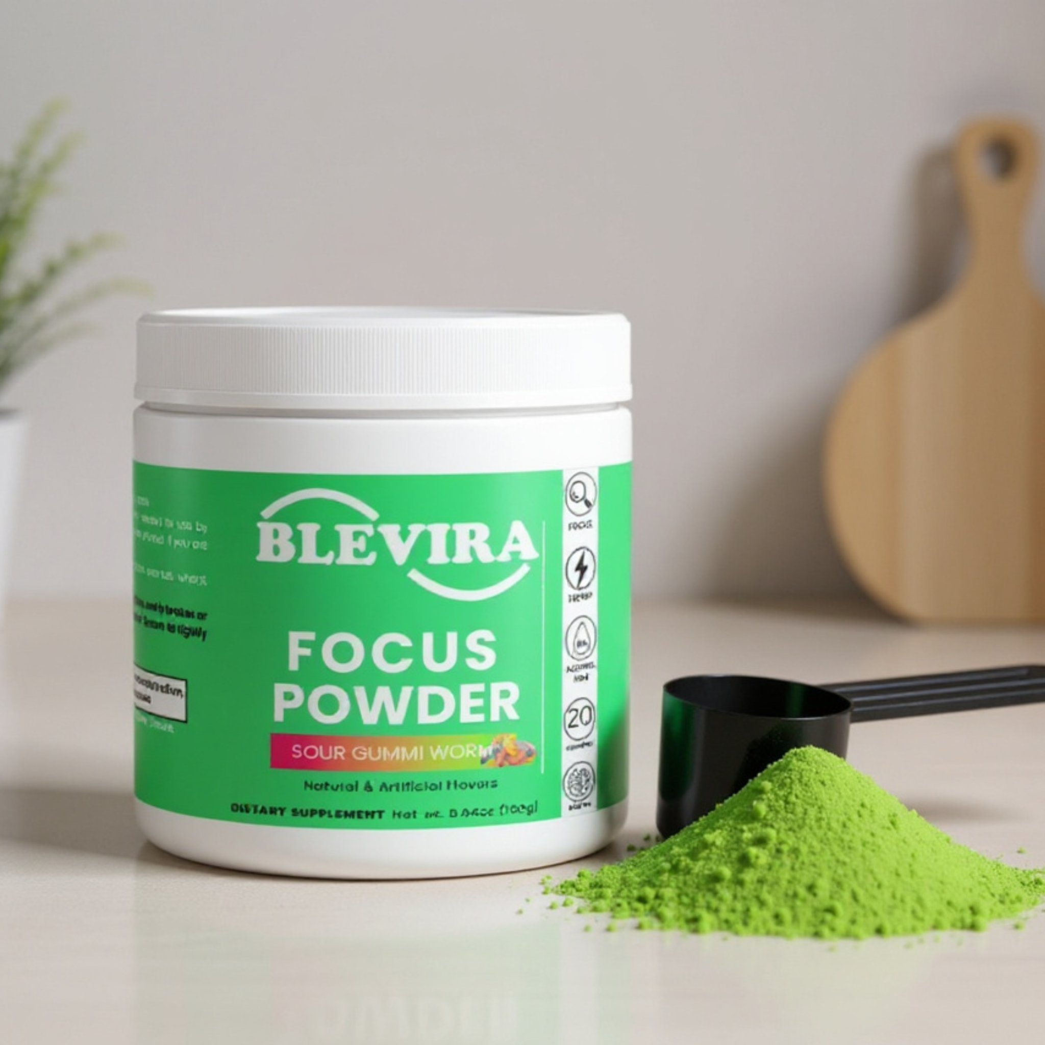 Focus Powder (Sour Gummi Worm)